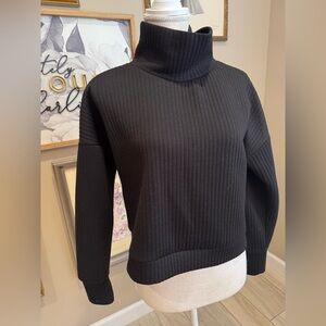 5 for $30 For THE REPUBLIC Black Ribbed Cowl Neck Sweater